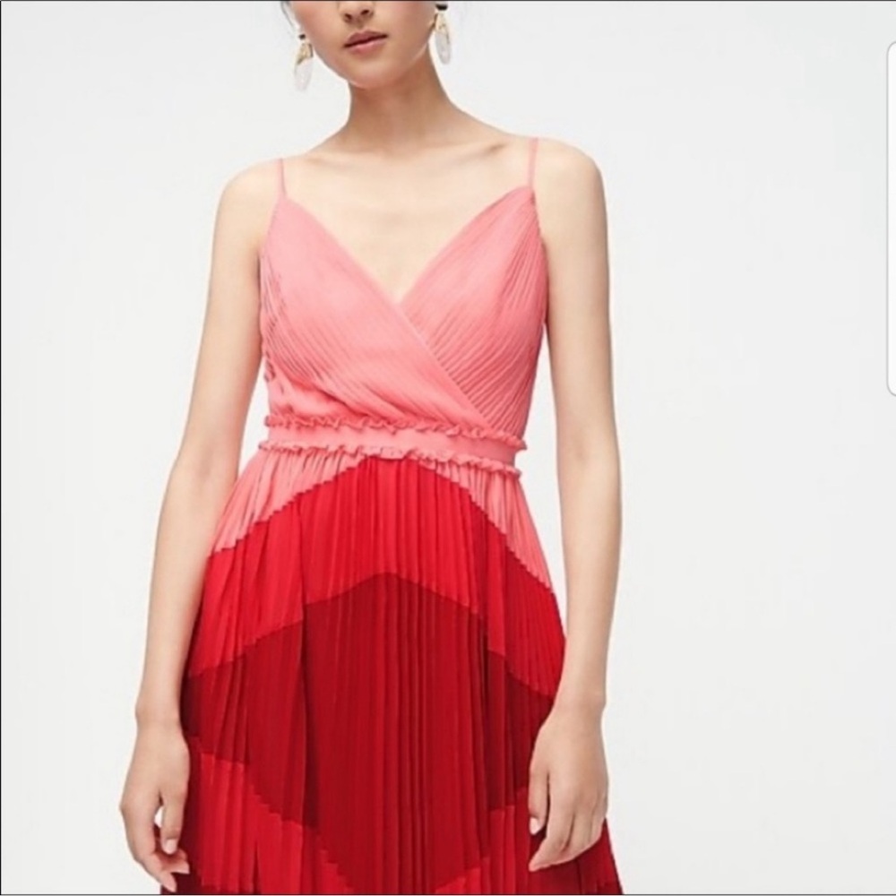 Elegant Pink and Red Women's Dress - Picture 4 of 7